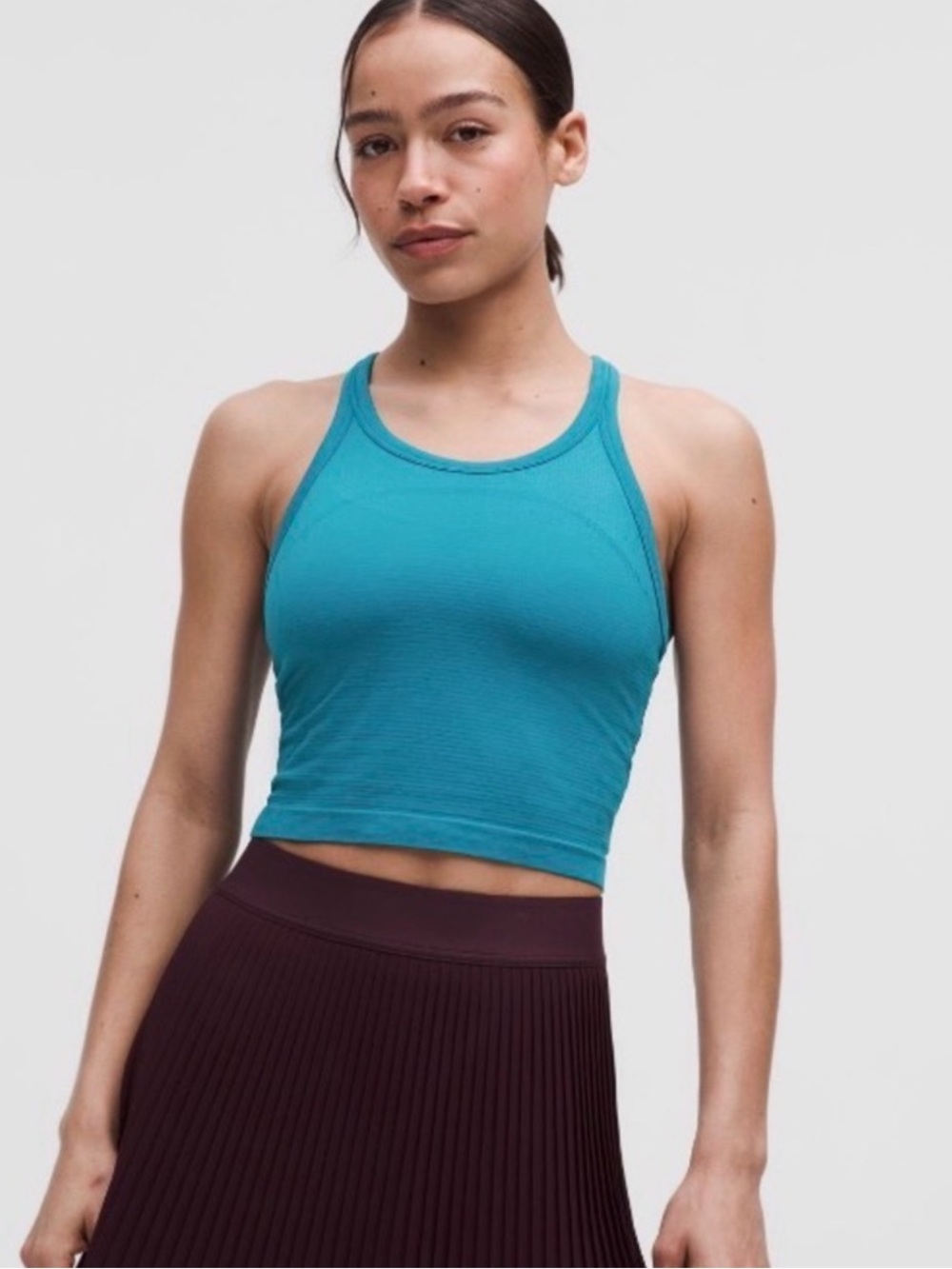 NWT lululemon Swiftly Tech Scoopneck Tank 2.0, Cropped length, Size 4